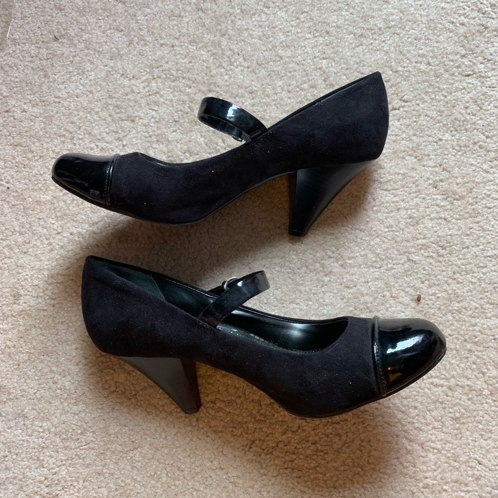 black heels